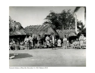 Seminole Indians at Musa Isle, 11 December 1923